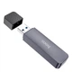 Перехідник HOCO Spirit 2-in-1 USB 2.0 Card reader HB45 |480Mbps, 2TB Max| сірий - зображення 3