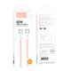 Кабель HOCO Source 60W charging data Cable Type-C to Type-C X104 |2M| рожевий - зображення 2