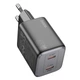 Адаптер мережевий Hoco Elogiado dual-port charger N42 |2Type-C, 45W/3A, PD/QC| Колір Black - зображення 1
