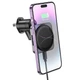 Держатель HOCO Speed magnetic wireless fast charging Car holder HW15 (air outlet) |15W, 4.5-7"| черный - изображение 7