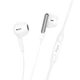 Навушники HOCO Glory universal earphones with microphone M123 білі - зображення 3