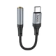 Переходник HOCO Fresh Digital Type-C to 3.5 audio converter LS36 |0.12m, DAC| черный - изображение 1