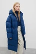 Длинный женский пуховик oversize Finn Flare FWC11084-175 синий XL - изображение 3