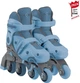 Роликовые коньки Globber 2 в 1 размер 30-33 Серо-синие (783-200) - изображение 2