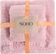 Набор 2 микрофибровых полотенца Soho банные 70х140+35х75 см Line Per (35*75+70*140см, мікроф. Line Per) - изображение 2