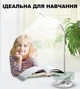 Настольная школьная лампа с сенсорным светодиодом беспроводная usb от аккумулятора и сети 220V гибкая ножка на прищепке - изображение 6