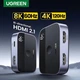 Переключатель HDMI 8K UGREEN CM561 HDMI 2.1 Bi-directional Switch сплиттер 2in-1out (1in-2out) 8K@60Hz 4K@120Hz для TV Xiaomi Xbox SeriesX PS5 Black (90385) - изображение 2