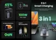 Универсальное зарядное устройство 100W Ugreen Nexode X GaN X756 2xType-C/USB серый (35038) - изображение 12