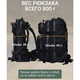 Тактический рюкзак Tactic 1000D для военных, охоты, рыбалки, походов, путешествий и спорта. Цвет: черный - изображение 9