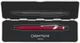 Ручка шариковая Caran d'Ache 849 Colormat-X Синяя 1 мм Красный корпус в подарочном футляре (7630002351706) - изображение 6