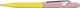 Ручка шариковая Caran d'Ache 849 Paul Smith Chartreuse Yellow & Rose Pink Синяя 1 мм в металлическом пенале (7630002353250) - изображение 2