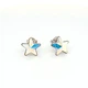 Срібні сережки Spark зі Swarovski Star Studs K474510AB - зображення 1