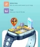 Детские смарт-часы K15 с сим картой, сенсорный экран, 4G, видеозвонок, SOS, GPS, водонепроницаемые, Розовые - изображение 5