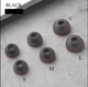 Амбушюри для навушників чорні Samsung Galaxy Buds 2 силіконові Black комплект (S, M, L) 6 шт. - зображення 1