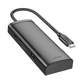 HUB адаптер HOCO HB43 PD, 100W, HDMI, SD, 2USB, Type-C, чорний - зображення 5
