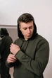 Мужской спортивный костюм c худи демисезонный DOPE 0010 2XL Хаки (DP-0010/02 F ) - изображение 4