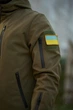 Мужской костюм утепленный куртка и штаны с шевроном Reef Softshell Intruder 0193 4XL Койот ( IN - 0193/03 N ) - изображение 8