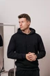 Мужской спортивный костюм c худи демисезонный DOPE 0010 XL Черный (DP-0010/01 E ) - изображение 2