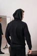 Мужской спортивный костюм c худи демисезонный DOPE 0010 XL Черный (DP-0010/01 E ) - изображение 7
