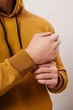 Чоловічий спортивний костюм з худий демісезонний DOPE 0010 L Гірчичний (DP-0010/03 D ) - зображення 4