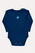 Комплект дитячий (кофта з капюшоном+штани+боді) для хлопчика K-4120 інтерлок з начосом 80 см бірюзовий (41401180) - зображення 2