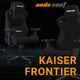 Игровое кресло Anda Seat Kaiser Frontier Fabric Black Size XL нагрузка до 180 кг, лён, пена, гарантия 24 мес, наклон спинки 155 °, рост до 200 см - изображение 9
