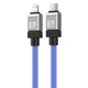 Дата кабель Baseus CoolPlay Series Type-C to Lightning 20W (1m) (CAKW00000) Blue - изображение 4