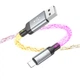 Дата кабель Hoco U112 Shine USB to Lightning 2.4A (1m) Gray - изображение 4