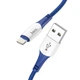 Дата кабель HOCO X70 Ferry USB to Lightning (1m) (Blue) (200430) - зображення 2