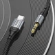 Аудио кабель Aux HOCO UPA26 Fresh Type-C to 3.5mm (1m) (Black) (199178) - изображение 7