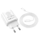 Сетевое зарядное устройство HOCO C80A Plus Rapido PD20W+QC3.0 (1Type-C/1USB) + Type-C to Type-C (White) (185989) - изображение 5