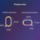 Настольная LED лампа RGB Smart desk oval lamp Bluetooth USB with app White - изображение 2