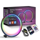Настольная LED лампа RGB Intelligent circular atmosphere light Bluetooth USB with app (Black) Epik (182435) - изображение 1