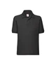 Футболка поло детская Fruit of the Loom 65/35 Polo kids 128 см Черный (0634170/136128) - изображение 1