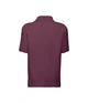 Футболка поло детская Fruit of the Loom 65/35 Polo kids 152 см Бордовый (0634170/141152) - изображение 3