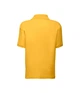 Футболка поло детская Fruit of the Loom 65/35 Polo kids 164 см Желтый (0634170/134164) - изображение 3