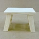Скамеечка из дерева Висунь 25х15х20 бланже (ТАБ-203401) - изображение 3