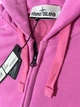 Кофта толстовка зіп-худі Stone Island з капюшоном Стон Айленд рожевий Pink XL - зображення 7