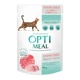 Влажный корм для кошек, Optimeal (ОПТИМИЛ), STERILISED, 85 г (Говяжье и филе индейки) - изображение 1