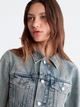 Джинсовая куртка женская Calvin Klein 551912794 L Синяя (1159809785) - изображение 4