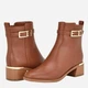 Женские ботильоны Calvin Klein 631235319 37.5 (7M) 24.5 см Коричневые (1159810061) - изображение 3