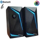 Акустическая система Gtplayer GT-Spker 2 колонки для компьютера и ноутбука с RGB подсветкой 6 Вт подключение по Bluetooth и Mini-jack 3.5 мм питание от USB - изображение 3