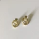 Сережки-вузли з фактурним плетінням "Aura Intertwined" Honey Fashion Accessories золотистий (120195) - зображення 4