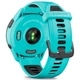 Спортивные часы GARMIN Forerunner 265 Black Bezel with Aqua Case and Aqua/Black Silicone Band - изображение 4