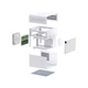 Корпус JONSBO N2 White - зображення 12