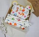 Набор пеленок для новорожденных a.l.babybox Лисички на шариках Желтые №2 - изображение 1