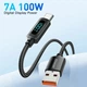 Кабель USB - Type-c 100W Essager Display QC4.0 FCP AFC - 1m. - изображение 2