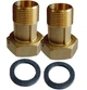 Комплект штуцерів 1″Вх3/4″З латунний LR543L OPTIMUM - изображение 1