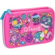 Пенал Cool For School 1 отделение с органайзером фуксия (QT-5627-Rosered) - изображение 1
