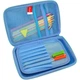 Пенал Cool For School с тиснением 1 отделение Голубой (QT-5632-Blue) - изображение 2